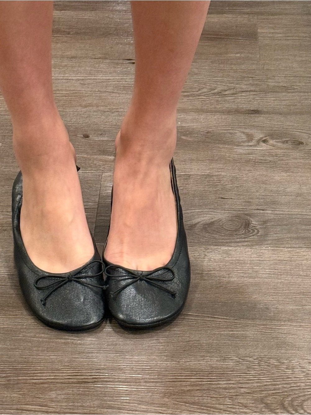 BRAND NEW: ZARA Black Ballet Flats with Bow